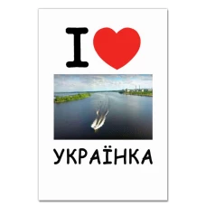 Блокнот А5 з принтом Українка Місто -