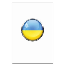 Блокнот А5 з принтом Прапор Круглий України -
