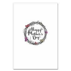 Notebooks A5 with print Mother's Day In Frame With Flowers -