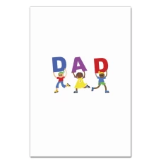 Блокнот А5 с принтом День Отца Dad -
