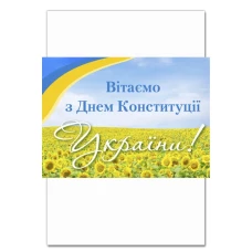 Блокнот А5 с принтом День Конституции Поле Подсолнухов -