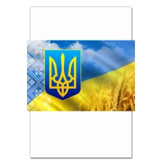 Блокнот А5 с принтом День Конституции Поле Пшеницы Вышиванка -