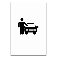 Блокнот А5 с принтом День Автомобилиста Водитель И Автомобиль -