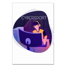 Блокнот А5 с принтом Киберспорт Игрок -