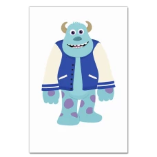 Notebooks A5 with print Monsters Inc James P Sullivan Art -