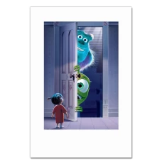 Notebooks A5 with print Monsters Inc Door -
