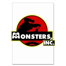 Notebooks A5 with print Monsters Inc Logo -