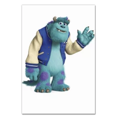 Notebooks A5 with print Monsters Inc James P. Sullivan Hello -