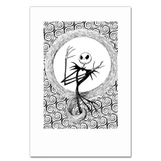 Блокнот А5 с принтом Кошмар Перед Рождеством Джек Скеллетон -