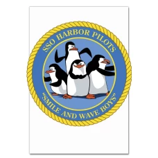 Notebooks A5 with print Madagascar Logo With Penguins -