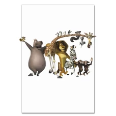 Notebooks A5 with print Madagascar All Heroes -