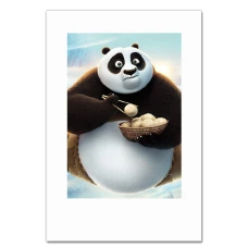Notebooks A5 with print Kung Fu Panda Po With Food -