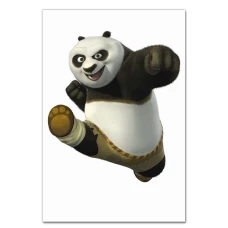Notebooks A5 with print Kung Fu Panda Power -