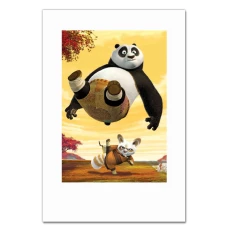 Notebooks A5 with print Kung Fu Panda Funny Heroes Art -
