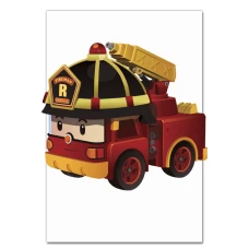 Notebooks A5 with print Robocar Poli Robotrak Roy -