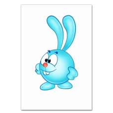Блокнот А5 с принтом Смешарики Зайка Крош -