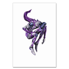 Notebooks A5 with print Jojo Bizarre Adventure Violet Monster -