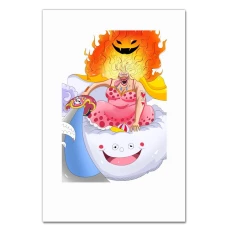 Notebooks A5 with print One Piece Charlotte Linlin Hero -