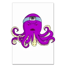 Notebooks A5 with print One Piece Octopus -