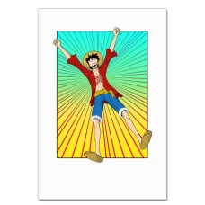 Notebooks A5 with print One Piece Hero Luffy -