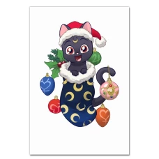 Notebooks A5 with print Sailor Moon Christmas Cat -