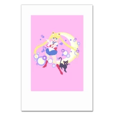 Notebooks A5 with print Sailor Moon Minimalistic -