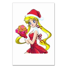 Notebooks A5 with print Sailor Moon Christmas Girl -