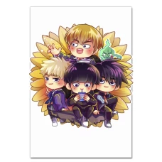 Notebooks A5 with print Mob Psycho 100 Heroes -