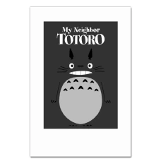 Блокнот А5 с принтом Мой Сосед Тоторо Серый Принт -