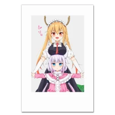 Notebooks A5 with print Kobayashi-San Chi No Maid Dragon Tohru And Kanna -