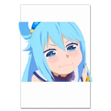 Notebooks A5 with print Konosuba Gods Blessing On This Wonderful World Crying Aqua -