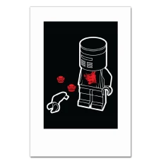 Notebooks A5 with print Lego Black And White -