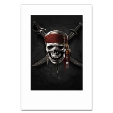 Notebooks A5 with print Pirates Of The Caribbean Sign Scelet -