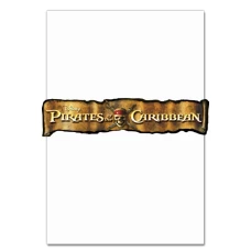 Notebooks A5 with print Pirates Of The Caribbean Logo -