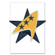 Блокнот А5 з принтом Стар Трек Знак -