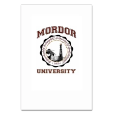 Блокнот А5 с принтом Властелин Колец Мордор Университет -