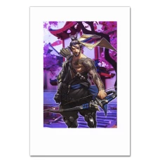 Notebooks A5 with print Overwatch Hanzo Shimada -