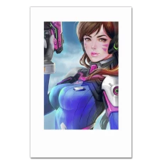 Notebooks A5 with print Overwatch D.Va Girl -