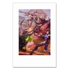 Notebooks A5 with print Overwatch Battle -