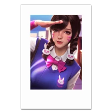 Notebooks A5 with print Overwatch D.Va Art -