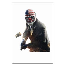 Notebooks A5 with print Payday Main Hero -