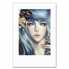 Notebooks A5 with print Perfect World Girl Face -