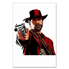 Notebooks A5 with print Red Dead Redemption Hero Power -