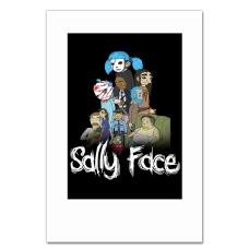 Notebooks A5 with print Sally Face Theme -