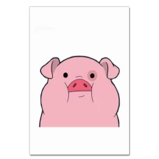 Notebooks A5 with print PIGGy From Cartoon -