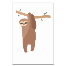 Notebooks A5 with print Sloth Hangs -