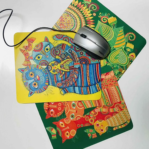 Mouse pad with print - 
