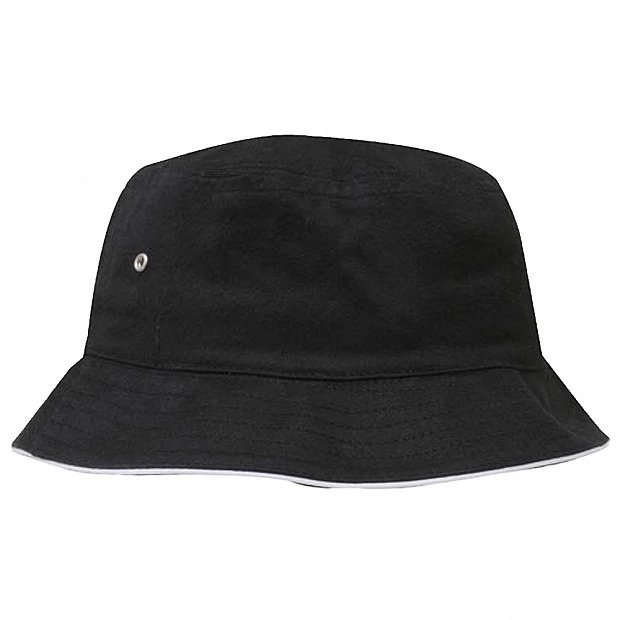 Panama with print - M/L black
