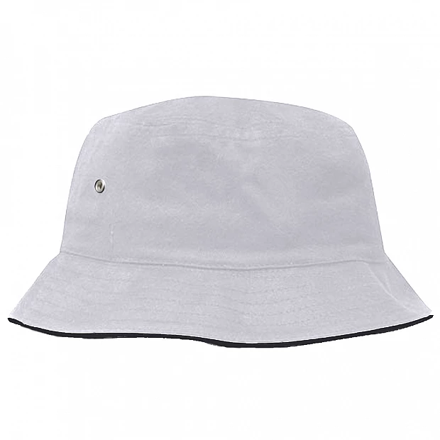 Panama with print - L/XL white