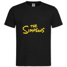 TThe Simpsons Logo -shirt with Print The Simpsons Logo - 2XL black